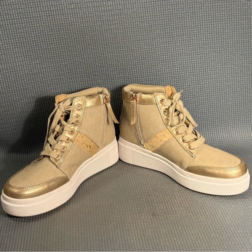 Yellow Box Women’s Edisia Fashion Platform Sneakers Bone Size 9‎ - Picture 4 of 9